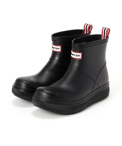 FREE'S MART（フリーズマート）の「ＵＮＩＳＥＸ　ＰＬＡＹ　ＭＯＬＤＥＤ　ＢＯＯＴ（レインシューズ・レディース・ブラック/ブルー・23/24）」の2枚目の写真