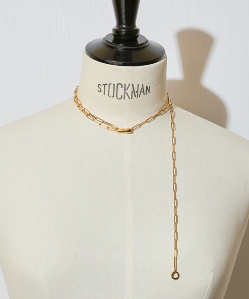 Soierie（ソワリー）の「プラクティカル ラリエット / Practical lariat（ネックレス・レディース・ゴールド/シルバー/シルバー×ゴールド・FREE）」の11枚目の写真