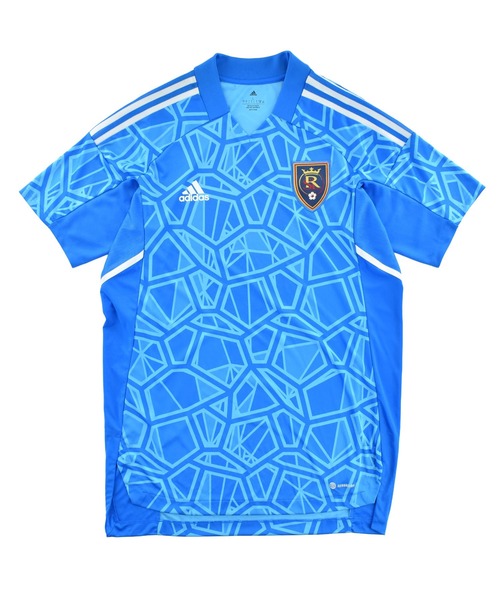 LABORATORY R(ラボラトリーアール)の「【USED】adidas “Real Salt Lake” ゲームシャツ(Tシャツ/カットソー・メンズ・ブルー・LARGE)」の1枚目の写真