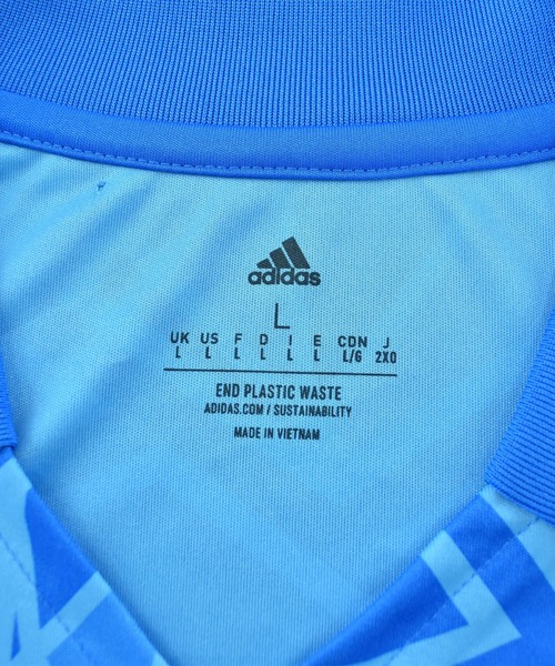 LABORATORY R(ラボラトリーアール)の「【USED】adidas “Real Salt Lake” ゲームシャツ(Tシャツ/カットソー・メンズ・ブルー・LARGE)」の4枚目の写真