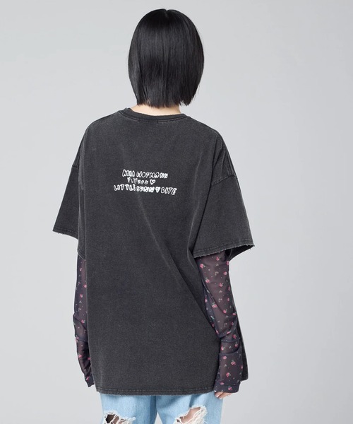 Little sunny bite(リトルサニーバイト)の「littlesunnybite/リトルサニーバイト/anna hopman animal big tee(Tシャツ/カットソー・レディース・ブルー/ホワイト/ブラック・S/M)」の7枚目の写真