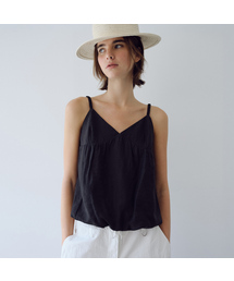 Balloon sleeveless blouse