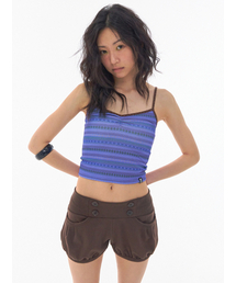 Multi Stripe Tank Blueberry