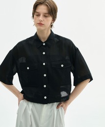 シアーデニムCPOシャツ