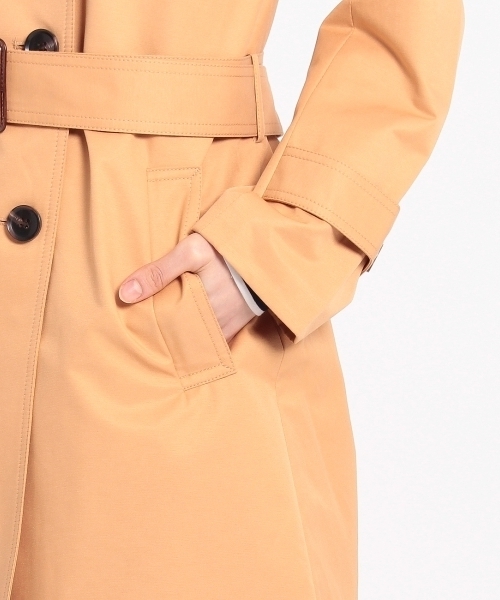 HusHusH(ハッシュアッシュ)の「撥水トレンチコート(トレンチコート・レディース・ベージュ/イエロー/ブルー・01/03/04/02)」の9枚目の写真