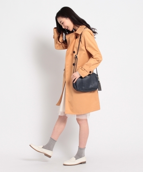 HusHusH(ハッシュアッシュ)の「撥水トレンチコート(トレンチコート・レディース・ベージュ/イエロー/ブルー・01/03/04/02)」の11枚目の写真