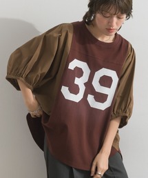enhaut（アンオート）の「天竺編み　袖ボリュームドルマンT（Tシャツ/カットソー）」