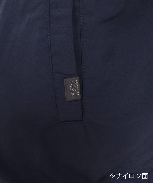 1minute 1second（ワンミニットワンセカンド）の「mj11692-cursive embroidery reversible jacket リバーシブルブルゾン(1M26A220)（ブルゾン・メンズ・ネイビー/ブラック・M/L/XL）」の8枚目の写真