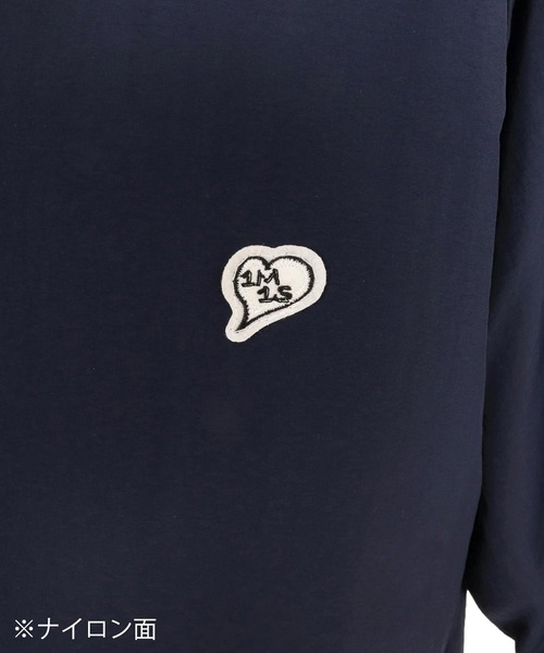 1minute 1second（ワンミニットワンセカンド）の「mj11692-cursive embroidery reversible jacket リバーシブルブルゾン(1M26A220)（ブルゾン・メンズ・ネイビー/ブラック・M/L/XL）」の9枚目の写真