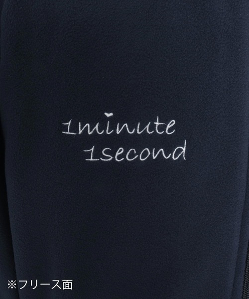1minute 1second（ワンミニットワンセカンド）の「mj11692-cursive embroidery reversible jacket リバーシブルブルゾン(1M26A220)（ブルゾン・メンズ・ネイビー/ブラック・M/L/XL）」の6枚目の写真
