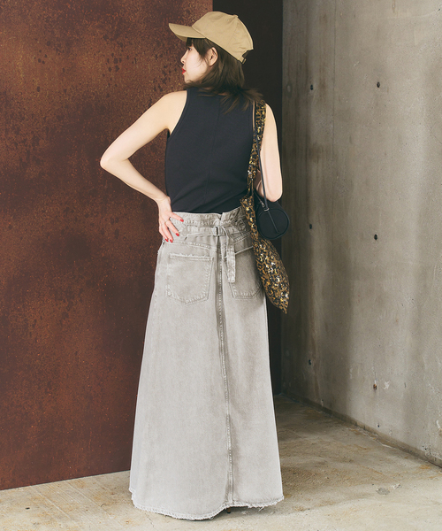 Spick & Span(スピックアンドスパン)の「《別注 / 追加》upper hights/アッパーハイツ THE FLORENCE*(スカート・レディース・ベージュ・MEDIUM/SMALL)」の18枚目の写真