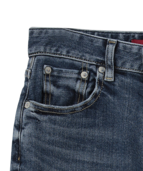 Liesse（リエス）の「【RED CARD/レッドカード】デニムパンツ（35th Anniv.Wide）（デニムパンツ・レディース・ブルー・23）」の3枚目の写真