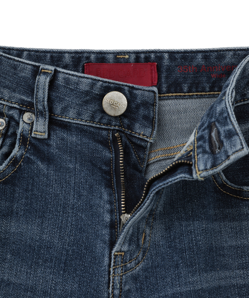 Liesse（リエス）の「【RED CARD/レッドカード】デニムパンツ（35th Anniv.Wide）（デニムパンツ・レディース・ブルー・23）」の5枚目の写真