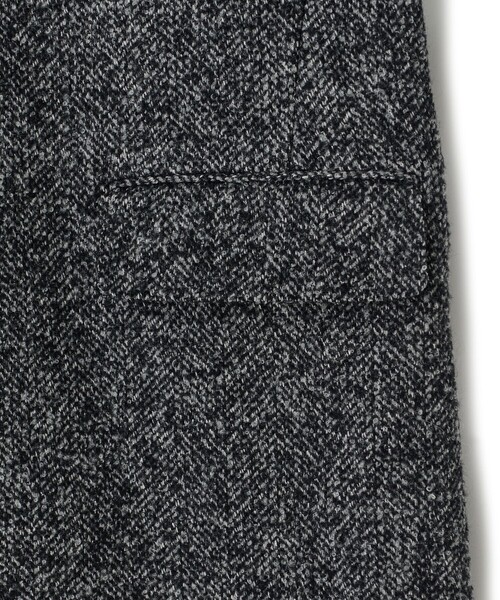 MEN'S BIGI(メンズビギ)の「【BASED ON MEN'S BIGI HERITAGE】ヘリンボーン シングルチェスターコート(チェスターコート・メンズ・ブラック系その他・02/03)」の14枚目の写真