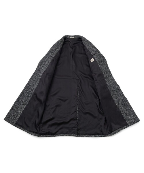 MEN'S BIGI(メンズビギ)の「【BASED ON MEN'S BIGI HERITAGE】ヘリンボーン シングルチェスターコート(チェスターコート・メンズ・ブラック系その他・02/03)」の17枚目の写真