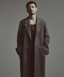 【BASED ON MEN'S BIGI HERITAGE】ヘリンボーン シングルチェスターコート