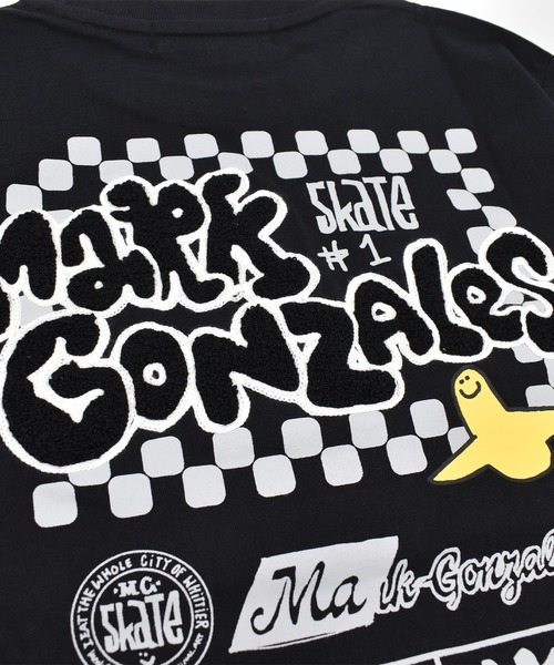 (What it isNt)ART BY MARKGONZALES(ワットイットイズント)の「(What it isNt)ART BY MARKGONZALES/ワット イット イズント マークゴンザレス キッズ Tシャツ MGT-26202(Tシャツ/カットソー・キッズ・ホワイト/ブラック/グリーン・150cm/140cm/160cm/130cm)」の5枚目の写真