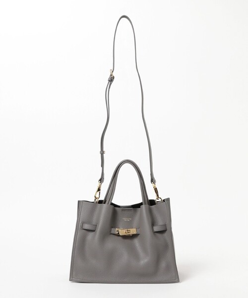 Demi-Luxe BEAMS(デミルクス ビームス)の「VIOLAd’ORO / TRERO シュリンク クロア トートバッグ M(トートバッグ・レディース・ピンク/ブラウン系その他3/グレー系その他・ONE SIZE)」の6枚目の写真