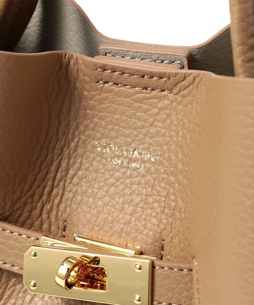 Demi-Luxe BEAMS(デミルクス ビームス)の「VIOLAd’ORO / TRERO シュリンク クロア トートバッグ M(トートバッグ・レディース・ピンク/ブラウン系その他3/グレー系その他・ONE SIZE)」の10枚目の写真