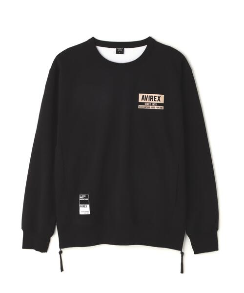AVIREX（アヴィレックス）の「《WEB&DEPOT限定》BONDING CREW NECK SWEAT / ボンディング クルーネック スウェット / AVIREX / アヴィレックス（スウェット・メンズ・グレー/ブラック/ホワイト・MEDIUM/XX-LARGE/X-LARGE/LARGE）」の6枚目の写真