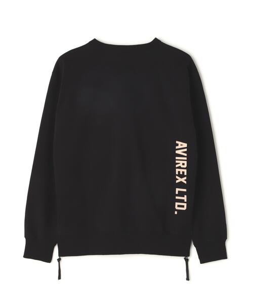 AVIREX（アヴィレックス）の「《WEB&DEPOT限定》BONDING CREW NECK SWEAT / ボンディング クルーネック スウェット / AVIREX / アヴィレックス（スウェット・メンズ・グレー/ブラック/ホワイト・MEDIUM/XX-LARGE/X-LARGE/LARGE）」の7枚目の写真