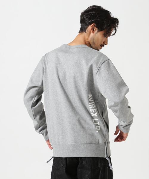 AVIREX（アヴィレックス）の「《WEB&DEPOT限定》BONDING CREW NECK SWEAT / ボンディング クルーネック スウェット / AVIREX / アヴィレックス（スウェット・メンズ・グレー/ブラック/ホワイト・MEDIUM/XX-LARGE/X-LARGE/LARGE）」の9枚目の写真
