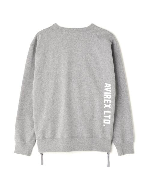 AVIREX（アヴィレックス）の「《WEB&DEPOT限定》BONDING CREW NECK SWEAT / ボンディング クルーネック スウェット / AVIREX / アヴィレックス（スウェット・メンズ・グレー/ブラック/ホワイト・MEDIUM/XX-LARGE/X-LARGE/LARGE）」の12枚目の写真