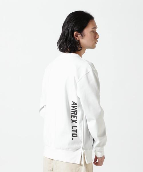 AVIREX（アヴィレックス）の「《WEB&DEPOT限定》BONDING CREW NECK SWEAT / ボンディング クルーネック スウェット / AVIREX / アヴィレックス（スウェット・メンズ・グレー/ブラック/ホワイト・MEDIUM/XX-LARGE/X-LARGE/LARGE）」の14枚目の写真