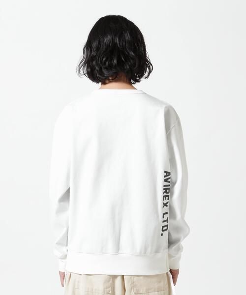 AVIREX（アヴィレックス）の「《WEB&DEPOT限定》BONDING CREW NECK SWEAT / ボンディング クルーネック スウェット / AVIREX / アヴィレックス（スウェット・メンズ・グレー/ブラック/ホワイト・MEDIUM/XX-LARGE/X-LARGE/LARGE）」の18枚目の写真