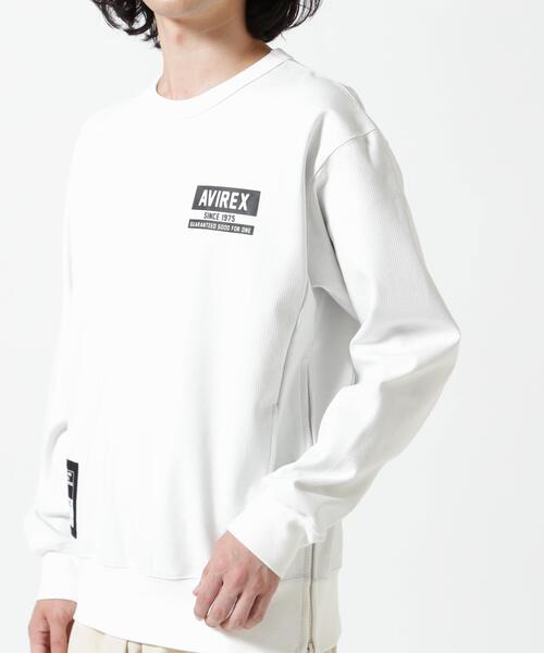 AVIREX（アヴィレックス）の「《WEB&DEPOT限定》BONDING CREW NECK SWEAT / ボンディング クルーネック スウェット / AVIREX / アヴィレックス（スウェット・メンズ・グレー/ブラック/ホワイト・MEDIUM/XX-LARGE/X-LARGE/LARGE）」の20枚目の写真