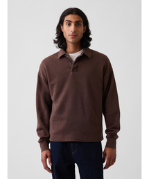 GAP（ギャップ）の「ヴィンテージソフト オーバーサイズ ポロ襟 スウェットシャツ（スウェット）」