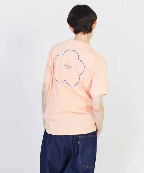 FRAPBOIS PARK(フラボアパーク)の「ニューパーキーT(Tシャツ/カットソー・レディース・ホワイト/チャコールグレー/ピンク・1/2)」の10枚目の写真