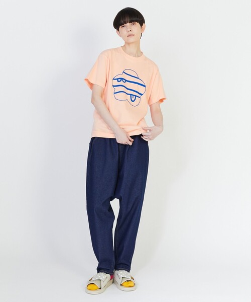 FRAPBOIS PARK(フラボアパーク)の「ニューパーキーT(Tシャツ/カットソー・レディース・ホワイト/チャコールグレー/ピンク・1/2)」の15枚目の写真