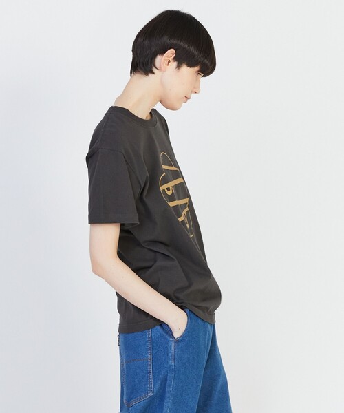 FRAPBOIS PARK(フラボアパーク)の「ニューパーキーT(Tシャツ/カットソー・レディース・ホワイト/チャコールグレー/ピンク・1/2)」の18枚目の写真