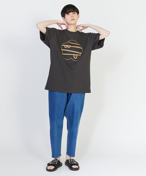 FRAPBOIS PARK(フラボアパーク)の「ニューパーキーT(Tシャツ/カットソー・レディース・ホワイト/チャコールグレー/ピンク・1/2)」の19枚目の写真