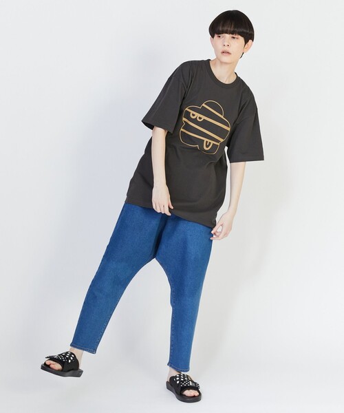 FRAPBOIS PARK(フラボアパーク)の「ニューパーキーT(Tシャツ/カットソー・レディース・ホワイト/チャコールグレー/ピンク・1/2)」の20枚目の写真