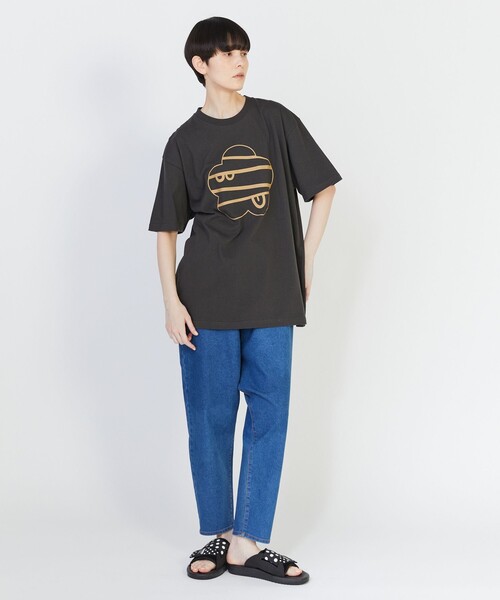 FRAPBOIS PARK(フラボアパーク)の「ニューパーキーT(Tシャツ/カットソー・レディース・ホワイト/チャコールグレー/ピンク・1/2)」の21枚目の写真