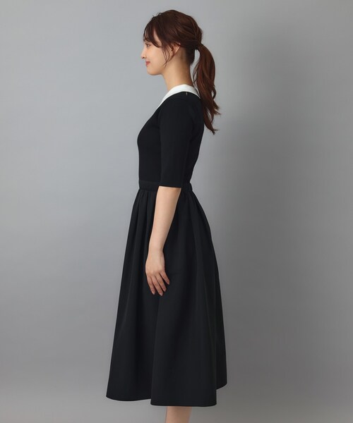 DRESSTERIOR(ドレステリア)の「バイカラーニットコンビワンピース(ワンピース・レディース・ブラック系4・38/36)」の19枚目の写真