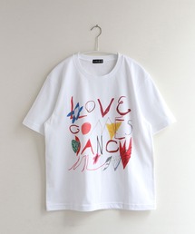 IDEE（イデー）の「［ＩＤＥＥ］吉野まお　Ｔシャツ　Ｌｏｖｅ　Ｃｏｍｅｓ　Ｄａｎｃｉｎｇ（Tシャツ/カットソー）」
