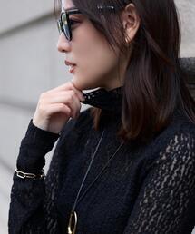 NATURAL BEAUTY BASIC | ハイネックレースカットソー(Tシャツ/カットソー)