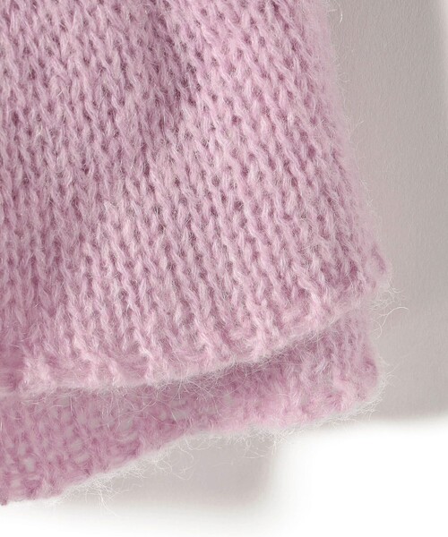 SHIPS(シップス)の「ペプラム ニット キャミソール(キャミソール・レディース・ラベンダー/ブラウン・ONE SIZE)」の4枚目の写真