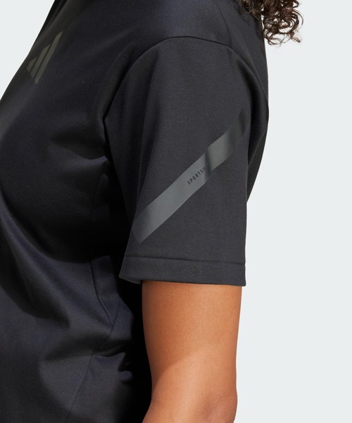 adidas(アディダス)の「adidas Z.N.E. 半袖Tシャツ / アディダス adidas(Tシャツ/カットソー・レディース・ブラック・X-SMALL/MEDIUM/SMALL/X-LARGE/XX-LARGE/LARGE)」の4枚目の写真