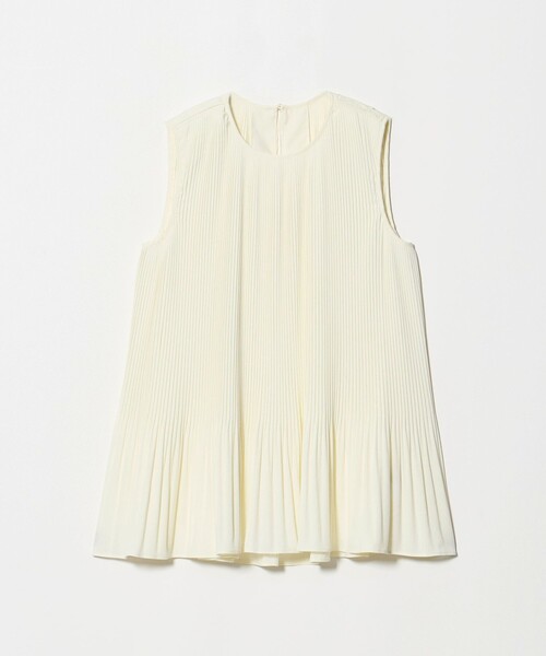 A DAY IN THE LIFE UNITED ARROWS(アデイインザライフユナイテッドアローズ)の「プリーツ フレア ノースリーブブラウス <A DAY IN THE LIFE>(シャツ/ブラウス・レディース・ライトブルー/ブラック/オフホワイト・FREE)」の17枚目の写真
