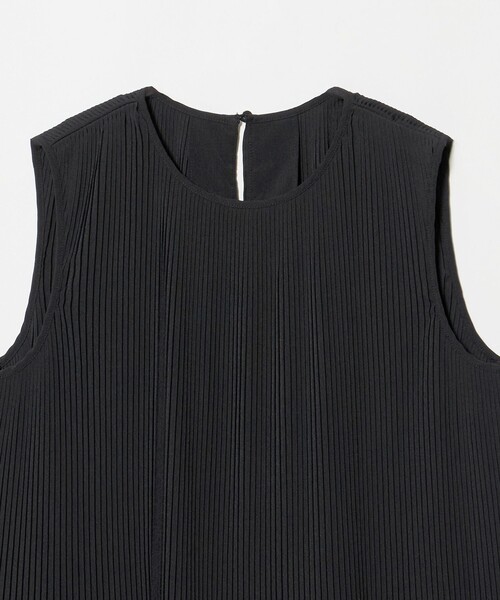 A DAY IN THE LIFE UNITED ARROWS(アデイインザライフユナイテッドアローズ)の「プリーツ フレア ノースリーブブラウス <A DAY IN THE LIFE>(シャツ/ブラウス・レディース・ライトブルー/ブラック/オフホワイト・FREE)」の21枚目の写真