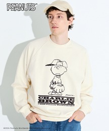 【ピーナッツ別注】COTTON from the U.S.プリントラグラントレーナー