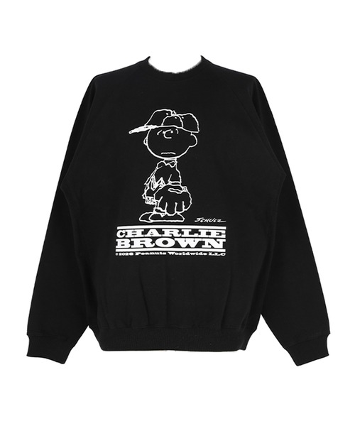 coca（coca）（コカ）の「【ピーナッツ別注】COTTON from the U.S.プリントラグラントレーナー（スウェット・メンズ・マスタード/アイボリー/ブラック/グレー・L/XL/M）」の18枚目の写真