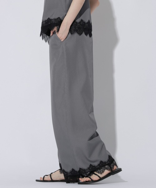 LAKOLE(ラコレ)の「ヘムレースドッキングパンツ /1056495(スラックス・レディース・ブラック/グレー/キャメル・LARGE/MEDIUM)」の20枚目の写真