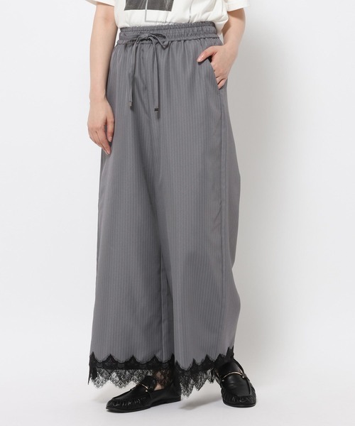 LAKOLE(ラコレ)の「ヘムレースドッキングパンツ /1056495(スラックス・レディース・ブラック/グレー/キャメル・LARGE/MEDIUM)」の14枚目の写真