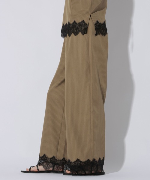 LAKOLE(ラコレ)の「ヘムレースドッキングパンツ /1056495(スラックス・レディース・ブラック/グレー/キャメル・LARGE/MEDIUM)」の22枚目の写真