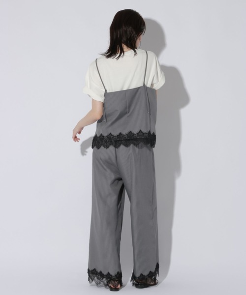 LAKOLE(ラコレ)の「ヘムレースドッキングパンツ /1056495(スラックス・レディース・ブラック/グレー/キャメル・LARGE/MEDIUM)」の18枚目の写真